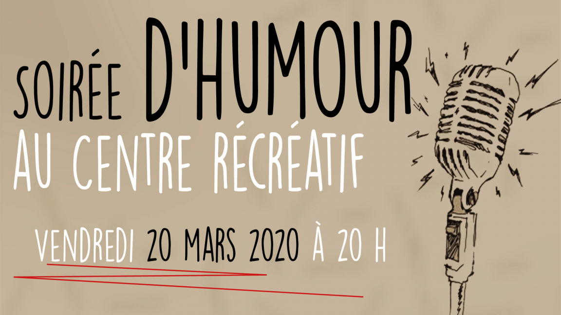 Soirée d'humour au Centre récréatif: Christopher Williams, Val Belzil, Théo Top, Autre(s) artiste(s) à venir