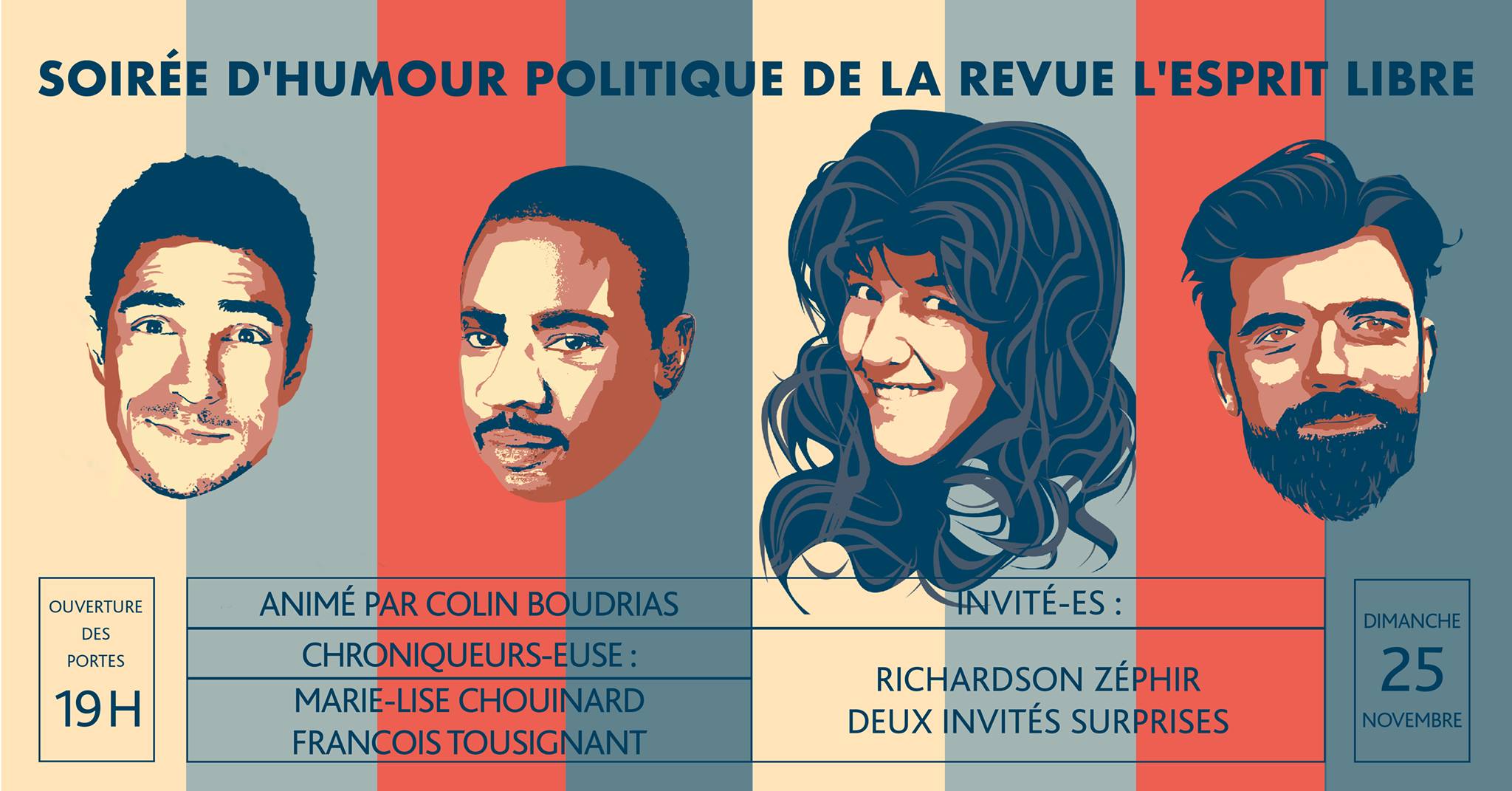 Soirée d'humour politique de L'Esprit libre - novembre