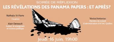 Soirée de réflexion « Les révélations des Panama Papers : et après ? »