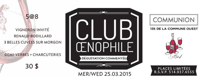 Soirée dégustation commentée