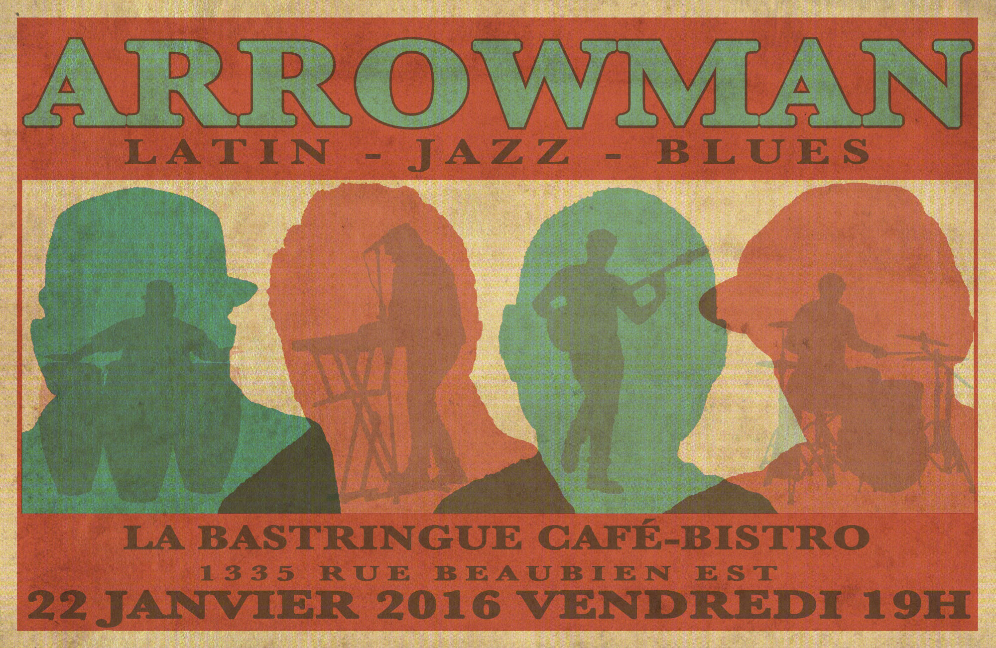 SOIRÉE LATIN-JAZZ & BISTRO AVEC ARROWMAN
