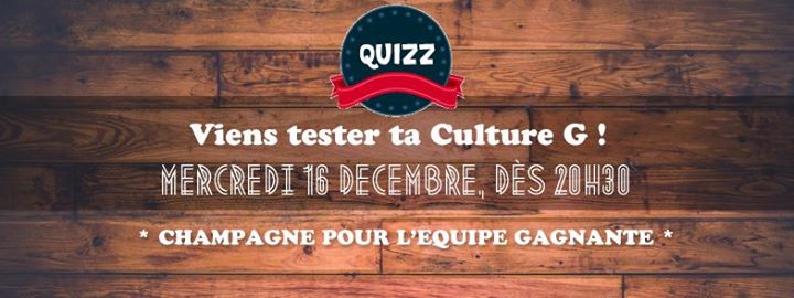 Soirée Quizz
