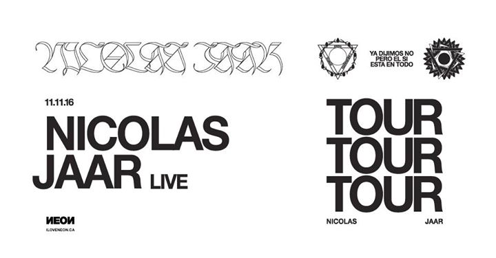 SOLD OUT* Nicolas Jaar (LIVE) — Montreal