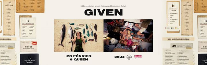 SOLD OUT // Première canadienne du film GIVEN à Montréal