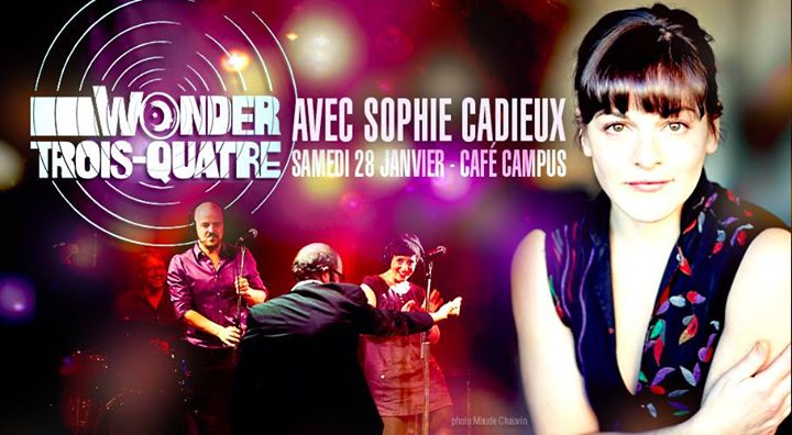 Sophie Cadieux avec les Wonder-Trois-Quatre