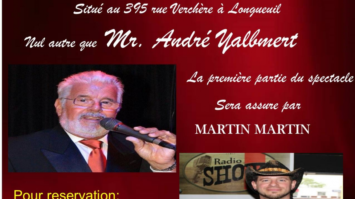 Souper Spectacle Avec André Yalbmert & Martin Martin: André Yalbmert, Martin Martin