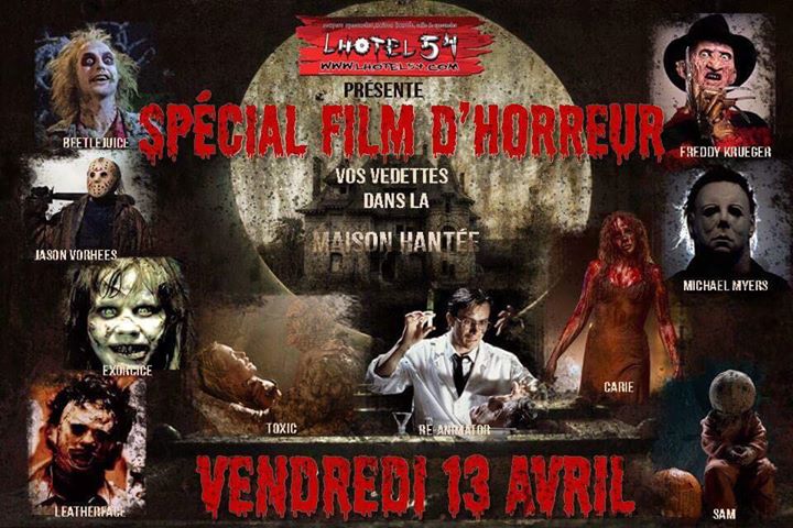 Spécial personnages films d'horreur