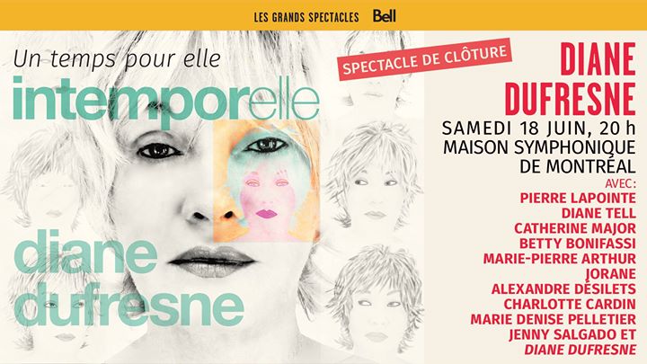 Spectacle de clôture : Intemporelle, Diane Dufresne ★ FrancoFolies de Montréal