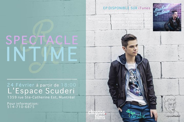 Spectacle intime de Raphaël Roberge
