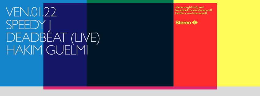 SPEEDY J - DEADBEAT (LIVE) - HAKIM GUELMI