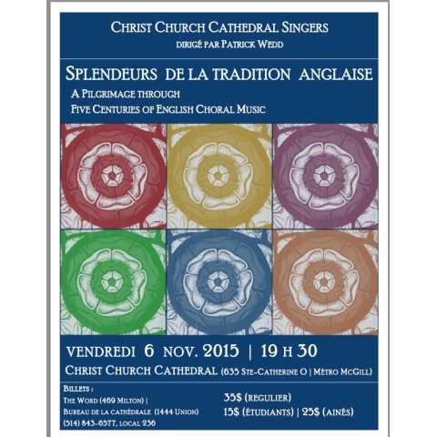 Splendeurs de la tradition anglaise: A pilgrimage through five centuries of English choral music