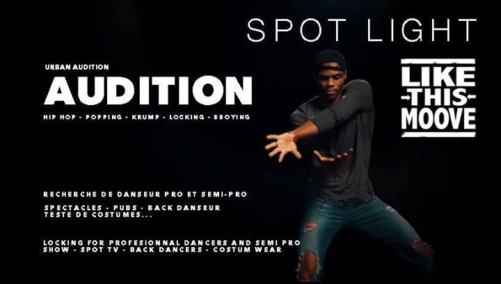 Spot light Audition dance audition