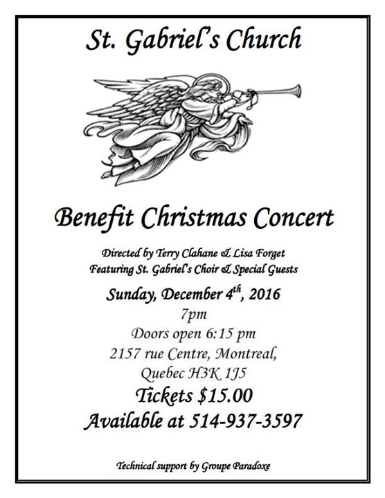 St Gabriel's Church Benefit Christmas Concert