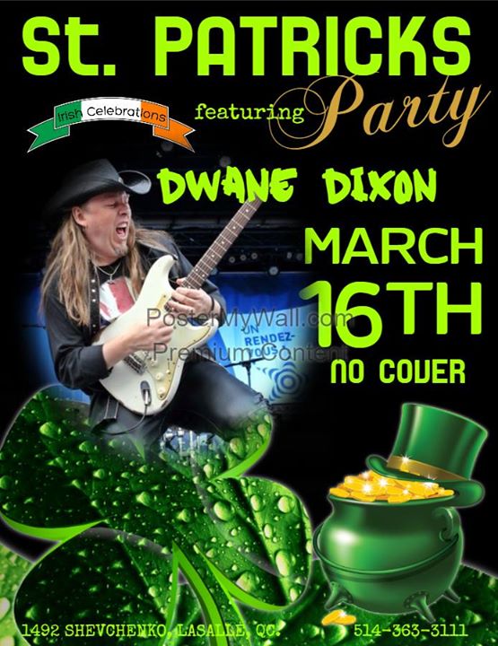 St. Patrick's Party with DWANE DIXON