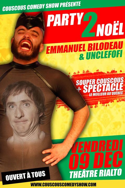 STARS au couscous: Emmanuel Bilodeau et FOFI- Party de Noël