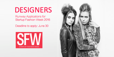 Startup Fashion Week - Runway Applications
