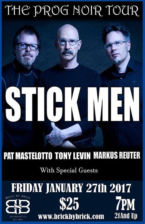 Stick Men with special guests at Brick by Brick