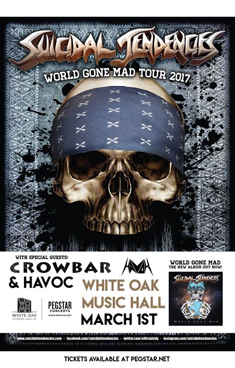Suicidal Tendencies, Crowbar, Havok