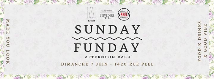 Sunday Funday ---Belvedere Terrasse Day Party
