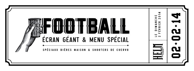 SUPER BOWL au Helm Microbrasserie