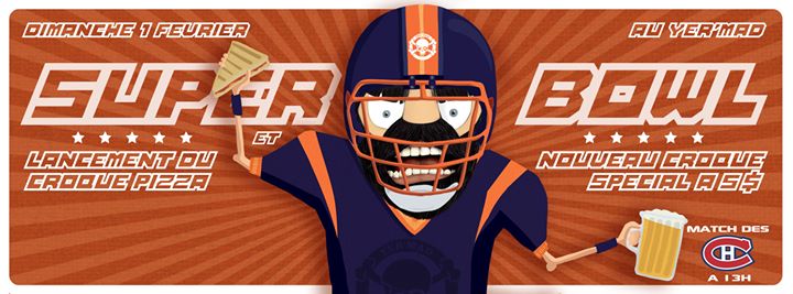 SuperBowl et Croque Pizza!!