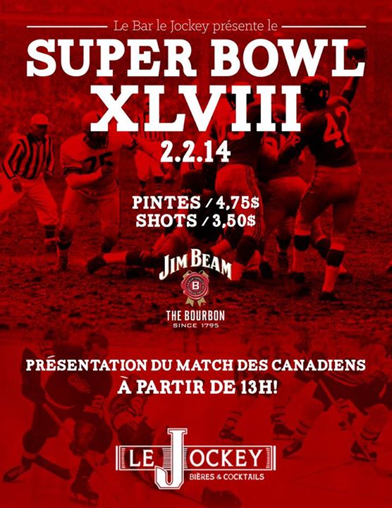 SUPERBOWL XLVIII AU JOCKEY