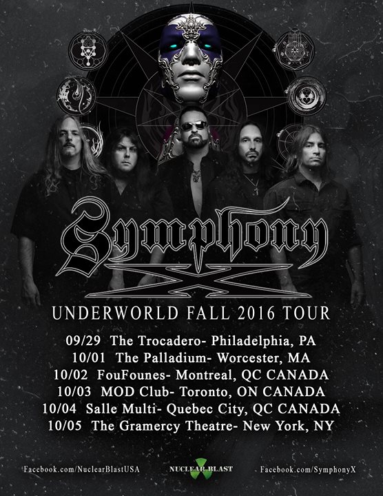 Symphony X,Heaven's Cry,plus invites-2 octobre,2016 // Les Foufounes Electriques