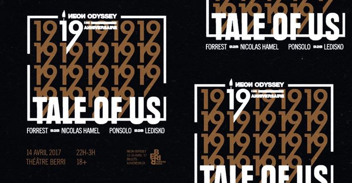 Tale Of Us - NEON Odyssey, 19e anniversaire de NEON