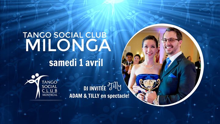 Tango Social Club milonga • Adam & Tilly en spectacle & DJ Tilly