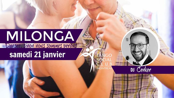 Tango Social Club milonga • DJ Cenker • sam 21 jan