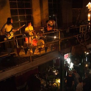 Taylor Knox with Nancy Pants and Look Vibrant at Brasserie Baudbien (May 2, 2015)