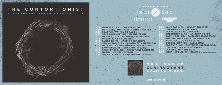 The Contortionist - 31 mars,2018 // Théâtre Fairmount