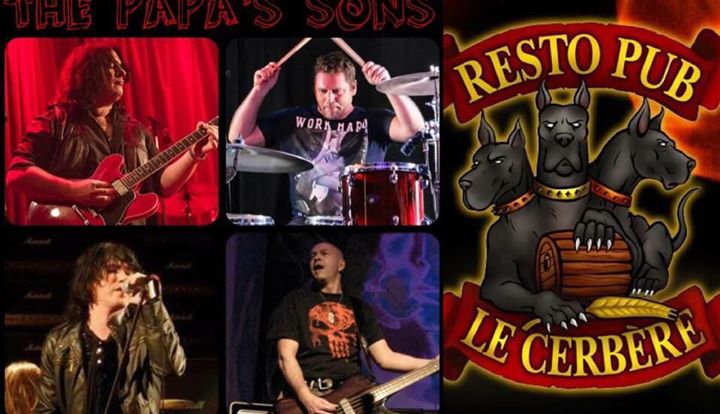 The Papa's sons en Show au Resto Pub Le Cerbère