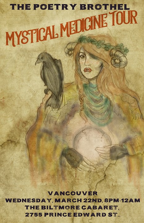 The Poetry Brothel: Mystical Medicine Tour, Vancouver, BC