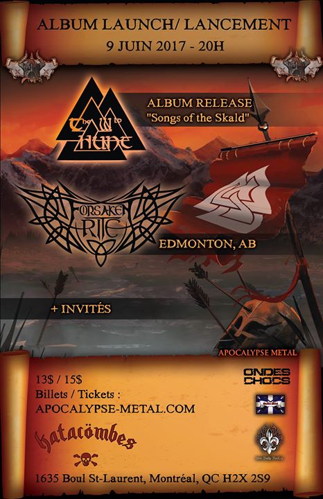 The Wild Hunt - album launch, Forsaken Rite + Guests