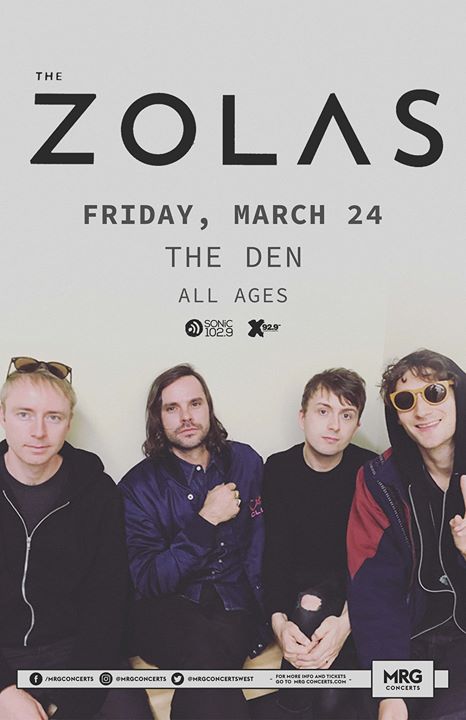 The Zolas at The Den (All-Ages)