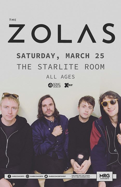The Zolas at The Starlite Room (All-Ages)