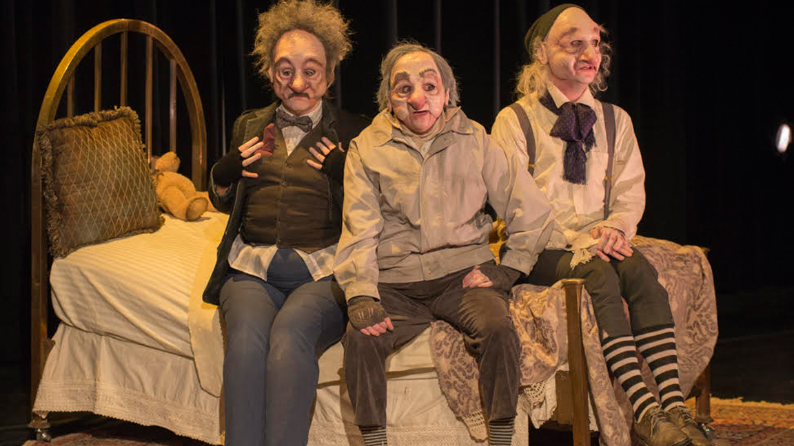 Théâtre du Frèt en coproduction avec le Festival Les Coups de Théâtre / Les trois petits vieux qui ne voulaient pas mourir: Vania Beaubien, Isabel Rancier,, Alexandre L’Heureux