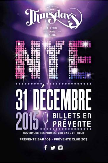 Thursday's MTL New Years Eve