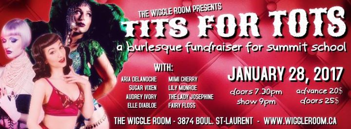 Tits for Tots: A Burlesque Fundraiser for Summit School - Jan 28