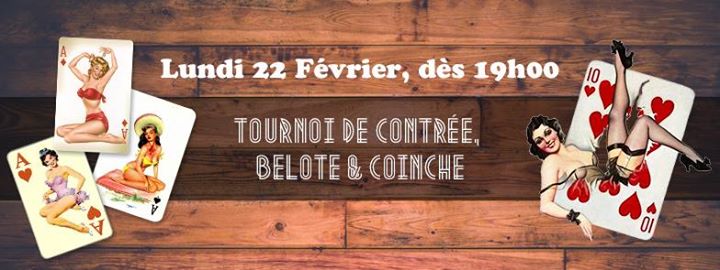 Tournoi de contrée, belote et coinche