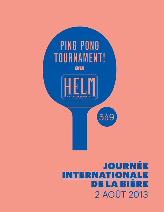 Tournoi de Ping Pong au Helm Microbrasserie