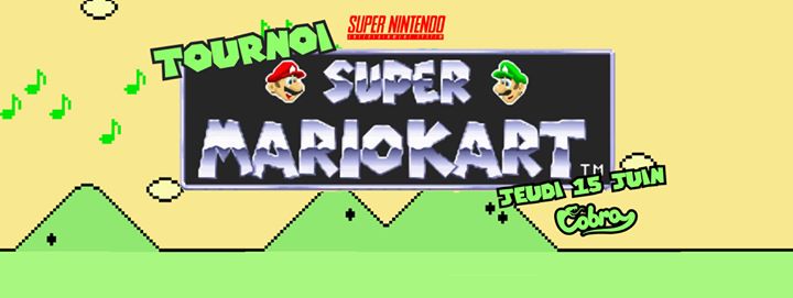 Tournoi Super Mariokart sur la SNES