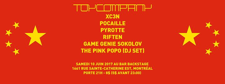 Toy Company avec XC3N et invités!