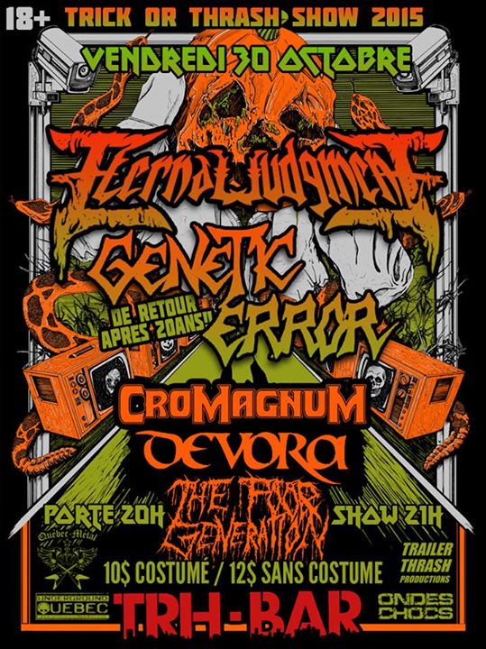 Trick Or Thrash 2 @ TRH-Bar ( MTL )