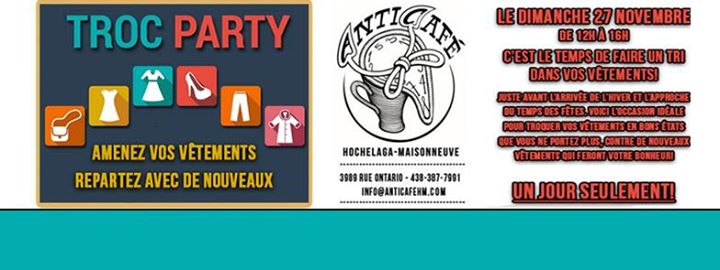 Troc Party: Vêtements et accessoires