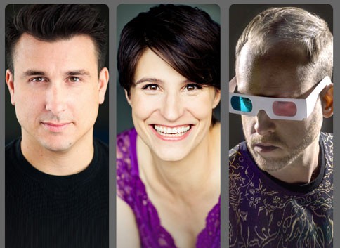 TROIS Théâtre improvisé avec Salomé Corbo, Frédéric Barbusci et le musicien Dominiq Hamel