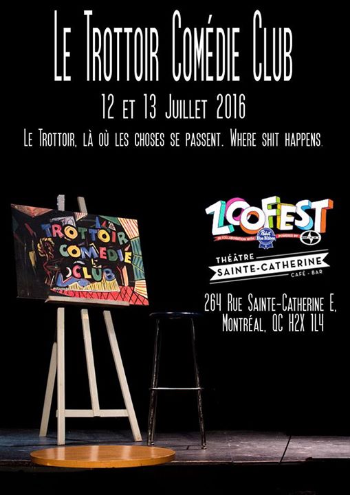 TROTTOIR COMÉDIE CLUB : Édition ZOOFEST ! ! !