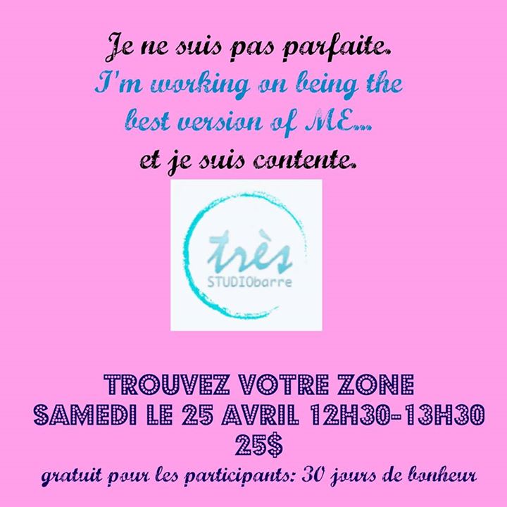 TROUVEZ VOTRE ZONE/Find Your Zone- (30 Day Challenge Support)
