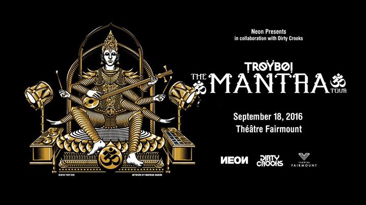 Troyboi: The Mantra Tour // Théâtre Fairmount // 18 Septembre 2016